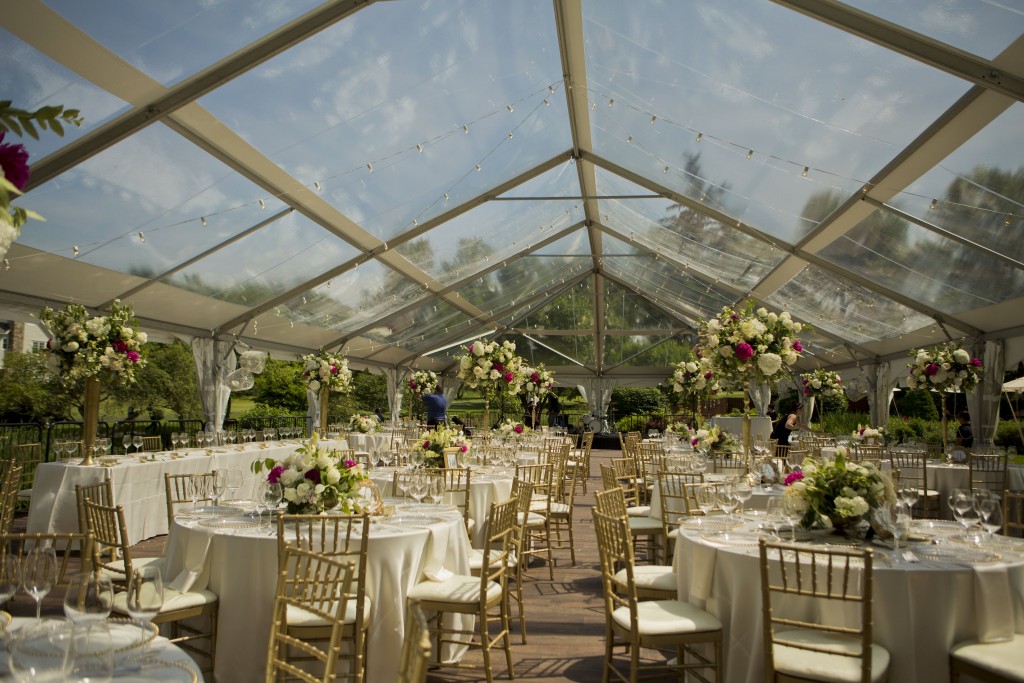 Elegant Cleartop tent wedding Blue Peak Tents, Inc.