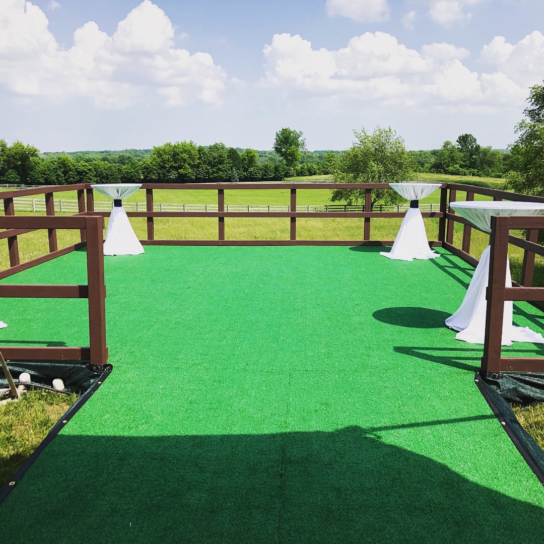 Leveled Tent Flooring Blue Peak Tents, Inc.