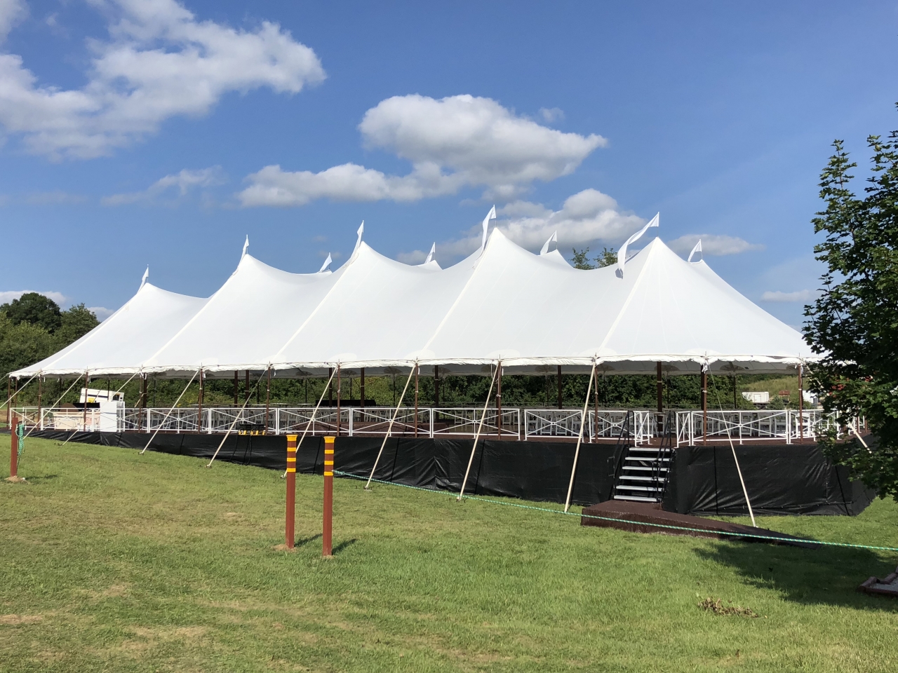 Leveled Tent Flooring Blue Peak Tents, Inc.